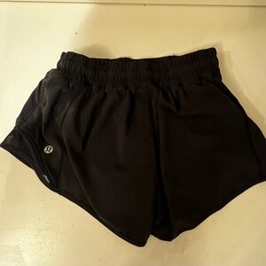 lululemon athletica Black Athletic Shorts Lightweight Design